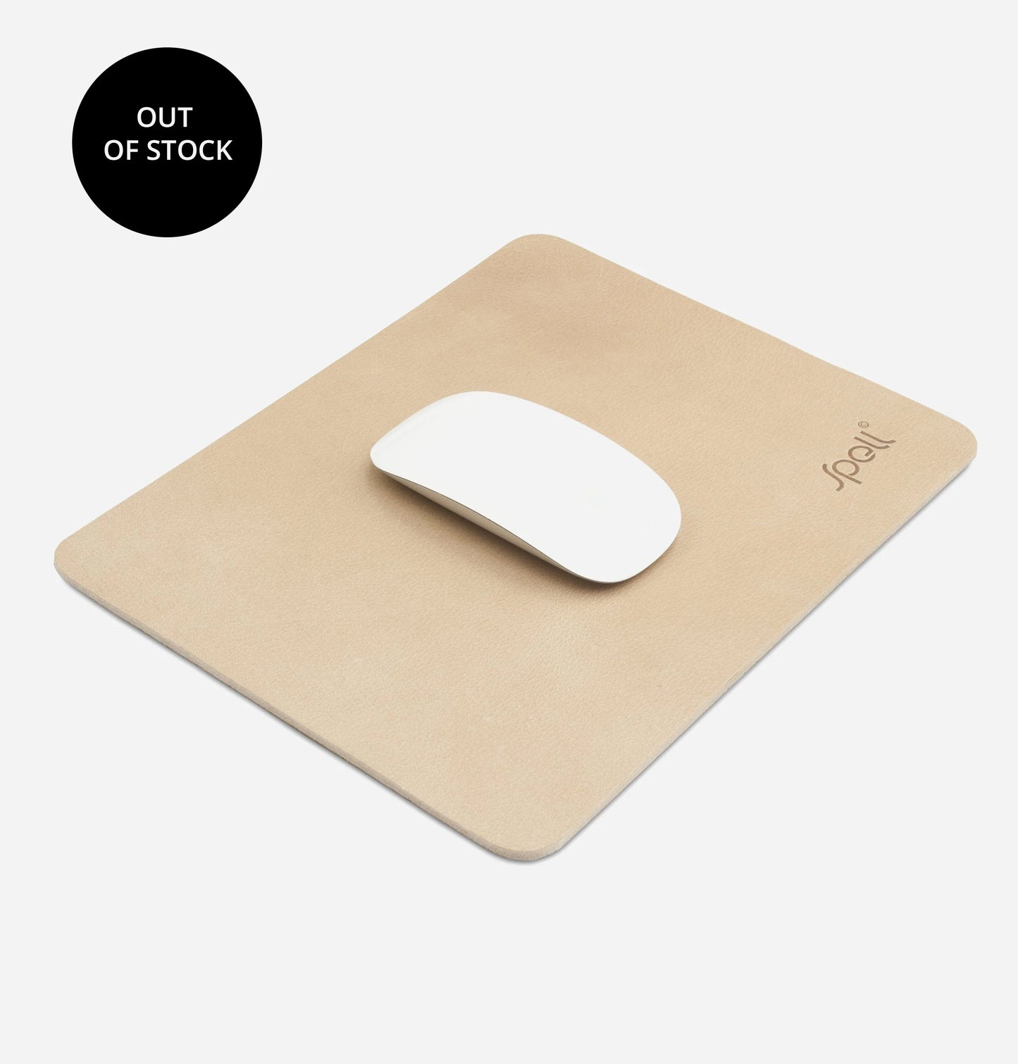 PREMIUM Leather Mousepad- Natural