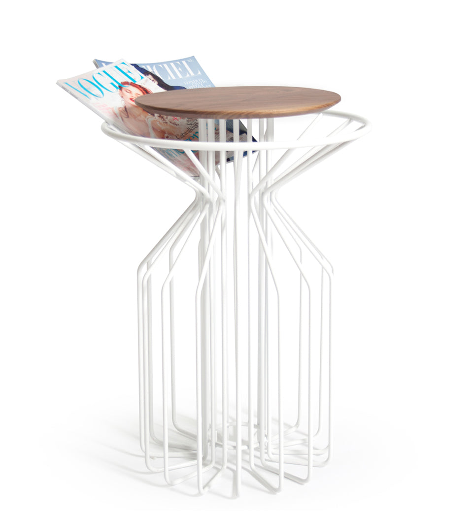 AMARANT Side Table - White