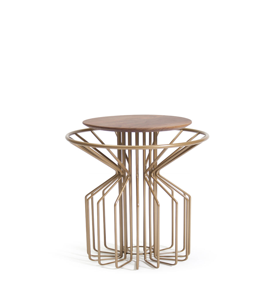 AMARANT Side Table Low - Perl Gold