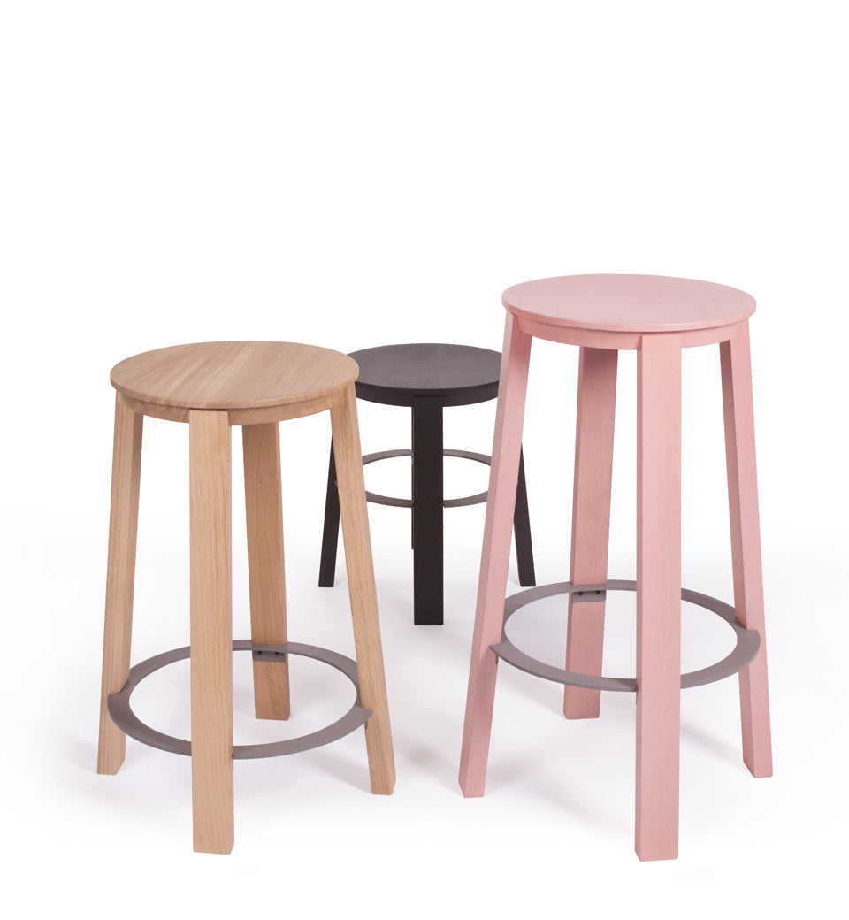 WORKER Stool White